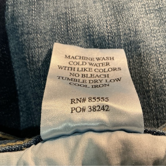 Eunina Zosia Wide Leg High Rise Two-Tone Jeans Size 28 NWT 90s Cowgirl Boho - Picture 13 of 13